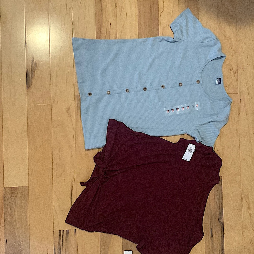 Two cute shirts from Old Navy brand new with tags.